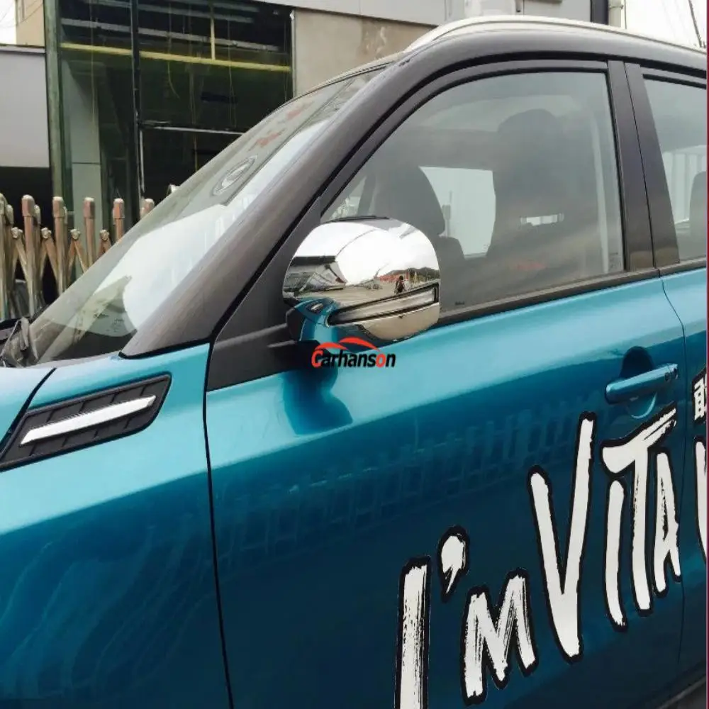 Для автомобиля Suzuki Vitara аксессуары для укладки Chrom боковое зеркало заднего вида Защитная крышка внешняя декоративная наклейка