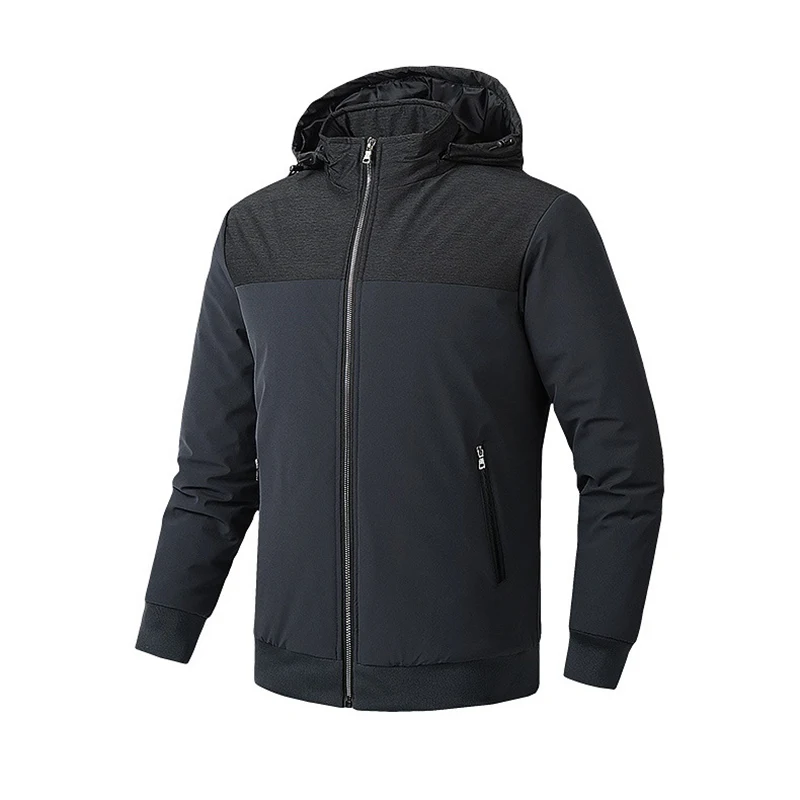 Mens Jackets Winter Men's Warm Hooded Wadded Jacket Coat Men Casual Sportswear Patchwork cotton-padded jacket Outerwear Male Mens Jackets Winter Men's Warm Hooded Wadded Jacket Coat Men Casual Sportswear Patchwork cotton-padded jacket Outerwear Male