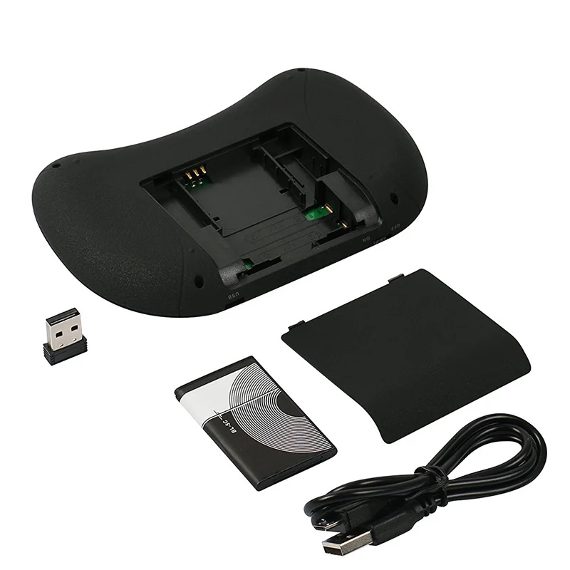 Luckguy Mini Backlit BK8 Teclado inalámbrico con Touchpad Multimedia Keyset para PC Pad Android/Google TV Box HTPC IPTV PS3