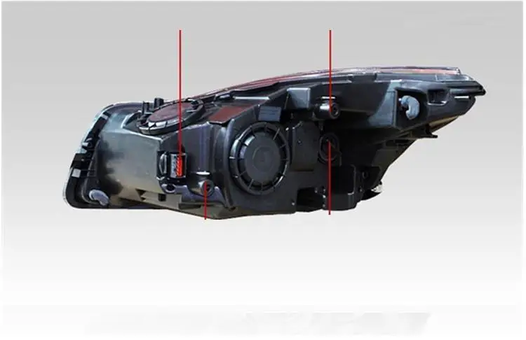 Automovil аксессуар Cob дневные ходовые боковые поворотники Drl светодиодные фары передние противотуманные Автомобильные фары в сборе 13 для Buick Regal