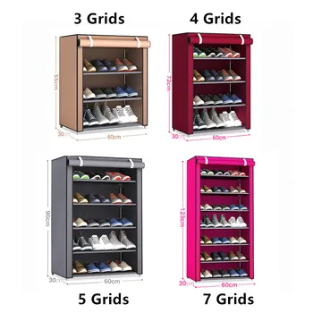 

Non-Woven Fabric Slipper Shoe Shelf Practical Creative Shoe Rack Shoe Cabinet Home Organization Housekeeping Space Save