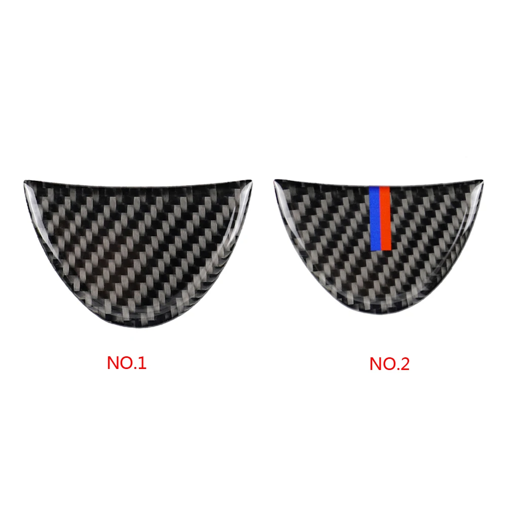 Replacement For Mini Cooper R53 R55 R57 Car Steering Wheel Semicircle Sticker Carbon Fiber Decorations