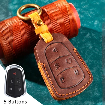 

Remote Smart Key Cover Fob Case Shell For Cadillac ATS CT6 CTS DTS XT5 Escalade ESV SRX STS XTS ELR 2014 2015 2016 2017 2018