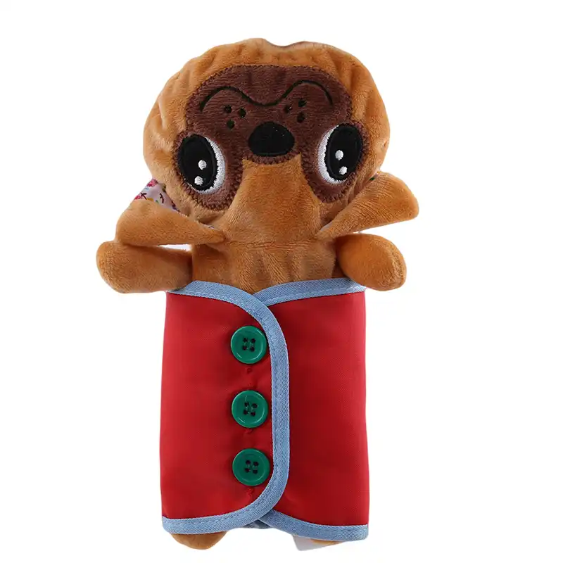 learning doll with zips and buttons