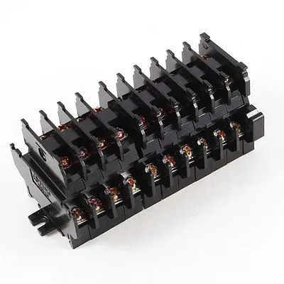 

TBD-10A 10 Positions Covered Screw Terminal Barrier Strip
