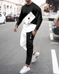 Ensemble pull à capuche et manches longues pour homme, vêtements de sport, survêtement, impression 3D The Wolf King, collection automne et hiver S 6XL 