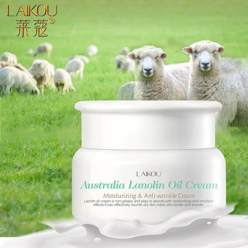 

LAIKOU Sheep Face Cream Moisturizing Anti Aging Wrinkle Whitening Day Cream For Face Hyaluronic Acid Essence Skin Care Serum