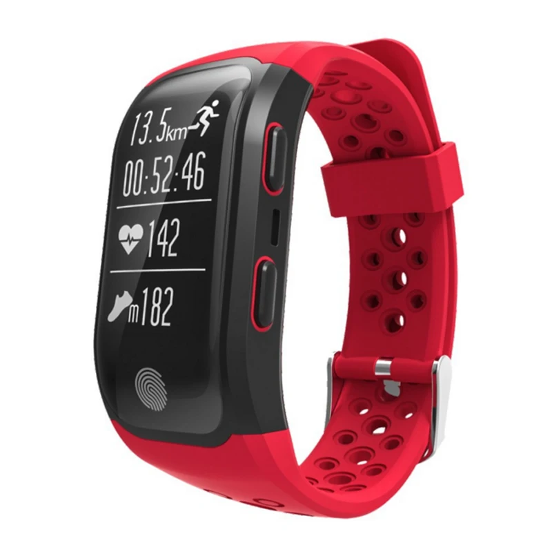 

lnbei S908 Bluetooth GPS Tracker Wristband IP68 Waterproof Smart Bracelet Heart Rate Monitor Fitness Tracker Smart Band