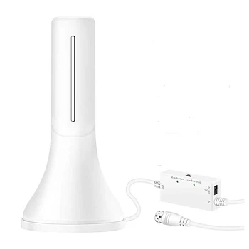 

2019 Indoor HDTV Digital Antenna Portable 80-120 Miles Long Range with Amplifier Signal Booster for 4K VHF Local TV Channels