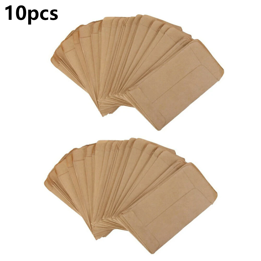 100 шт Конверты из крафт бумаги для семян бумажные пакеты мини конверты монет 6*10 см