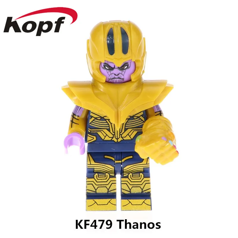 

Single Sale Figures The Movie 3 Thanos Captain America Collection Dolls Action Building Blocks For Children Gift Toys KF479