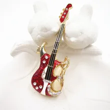 Креативный брелок-гитара Алмазный Набор инструмент брелок настраиваемый логотип праздничные подарки смешанная партия