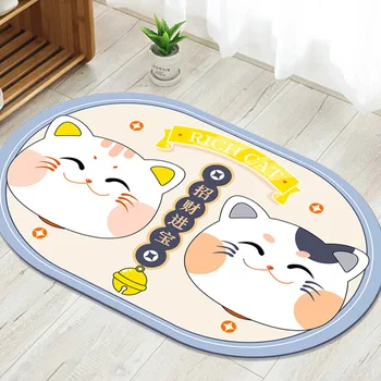 

Cartoon cute home entrance mat carpets for living room area rug