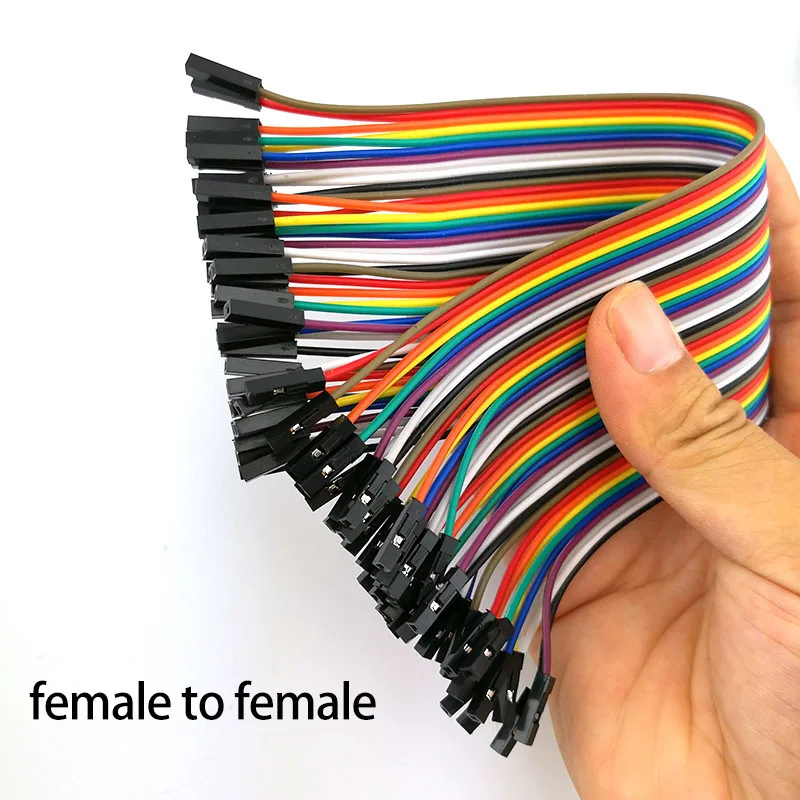Versatile 40-Pin Jumper Wire Cable Set for DIY Electronics Projects