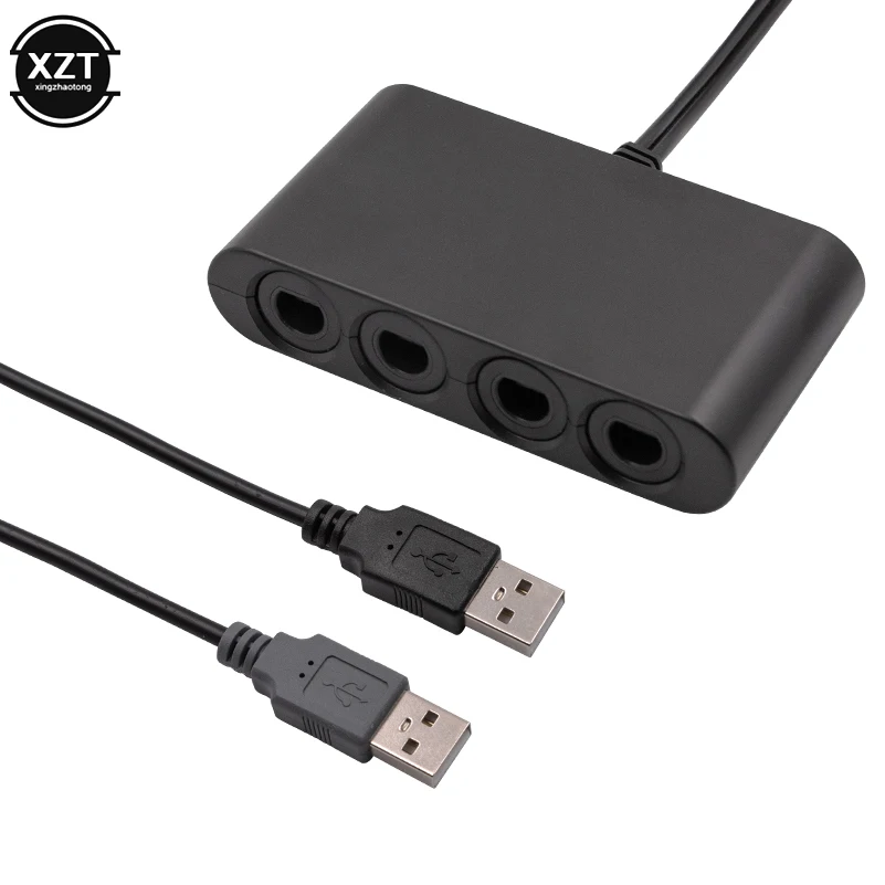4 порта для GameCube контроллер GameCube usb-адаптер кабель для nintendo для wii U PC NGC для ПК игровой аксессуар для переключателя