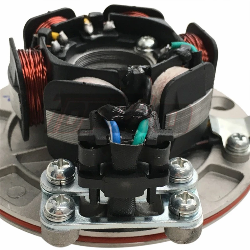 TDPRO Мотоцикл Dirt Pit Bike 6 полюсов катушка зажигания СТАТОР Маховик Ротор для YX 140cc 150cc