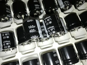 

10pcs/30pcs Nichicon imports electrolytic capacitors 400v100uf 25*25 GU series 100uf 400v