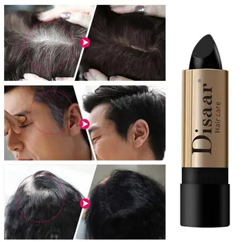 

10g Black Brown Disposable Hair Dye Gray Root Coverage Hair Stick Colour Modify Color Up Cream Cover Temporary Hair Dye Whi C0T0