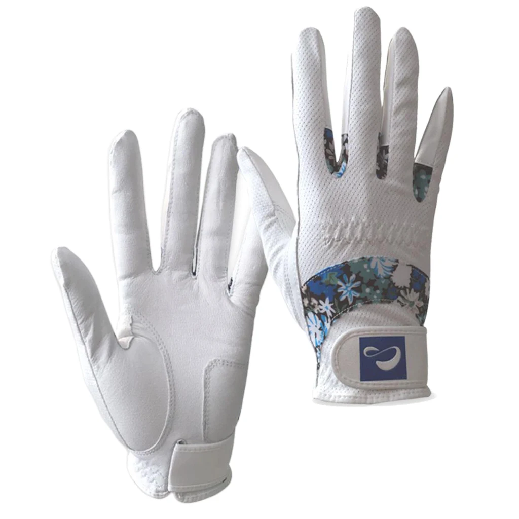 Women Sports Golf Gloves Ladies Left Right Hand Full Finger Mitten 18-21Size