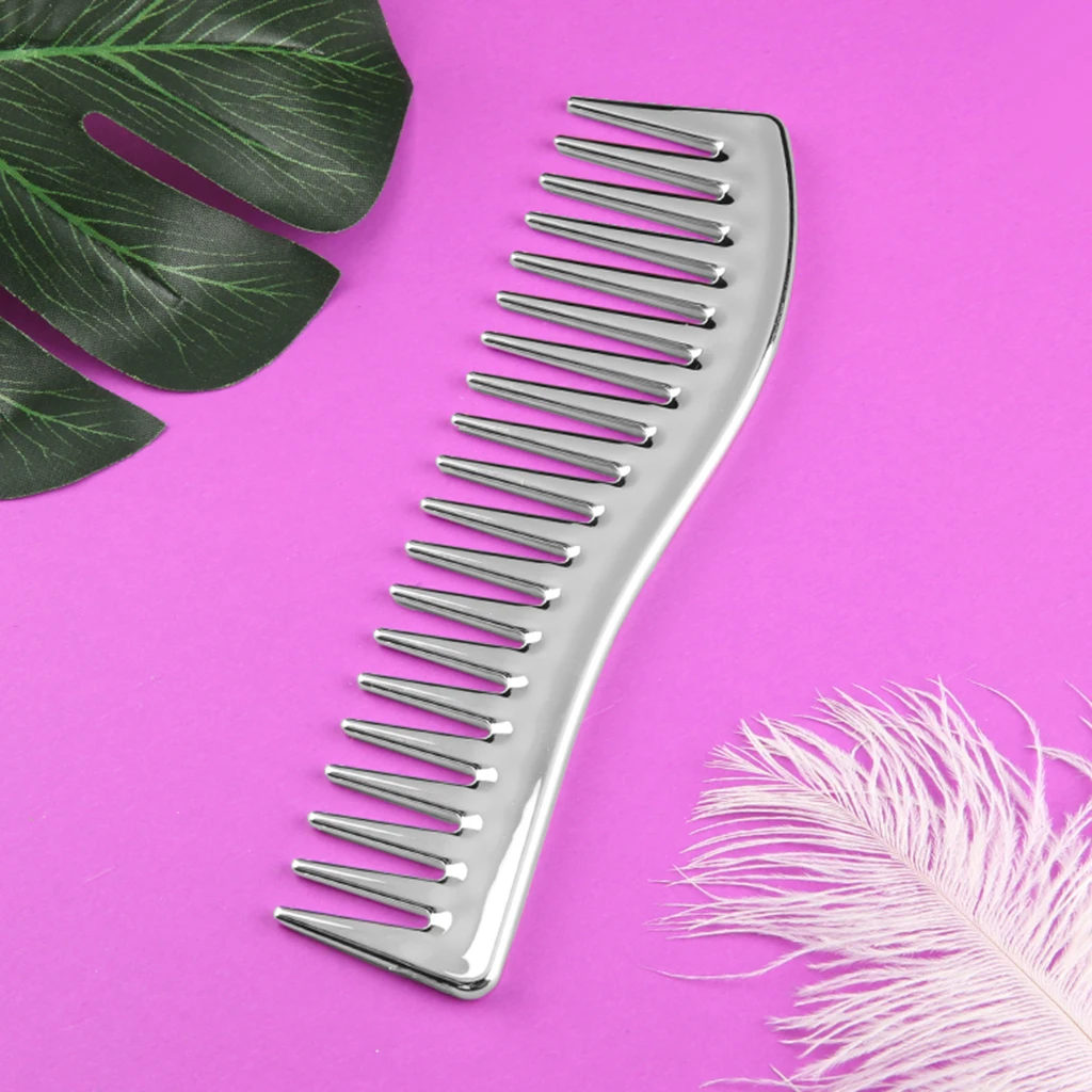 Wide Tooth Shark Plastic Comb Detangler Curly Hair Salon Hairdressing Comb Massage For Hair Styling Tool Wide Teeth Comb