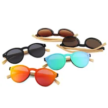 Натуральные бамбуковые деревянные солнцезащитные очки мужские водительские очки женские фирменный дизайн оригинальные розовые очки Oculo