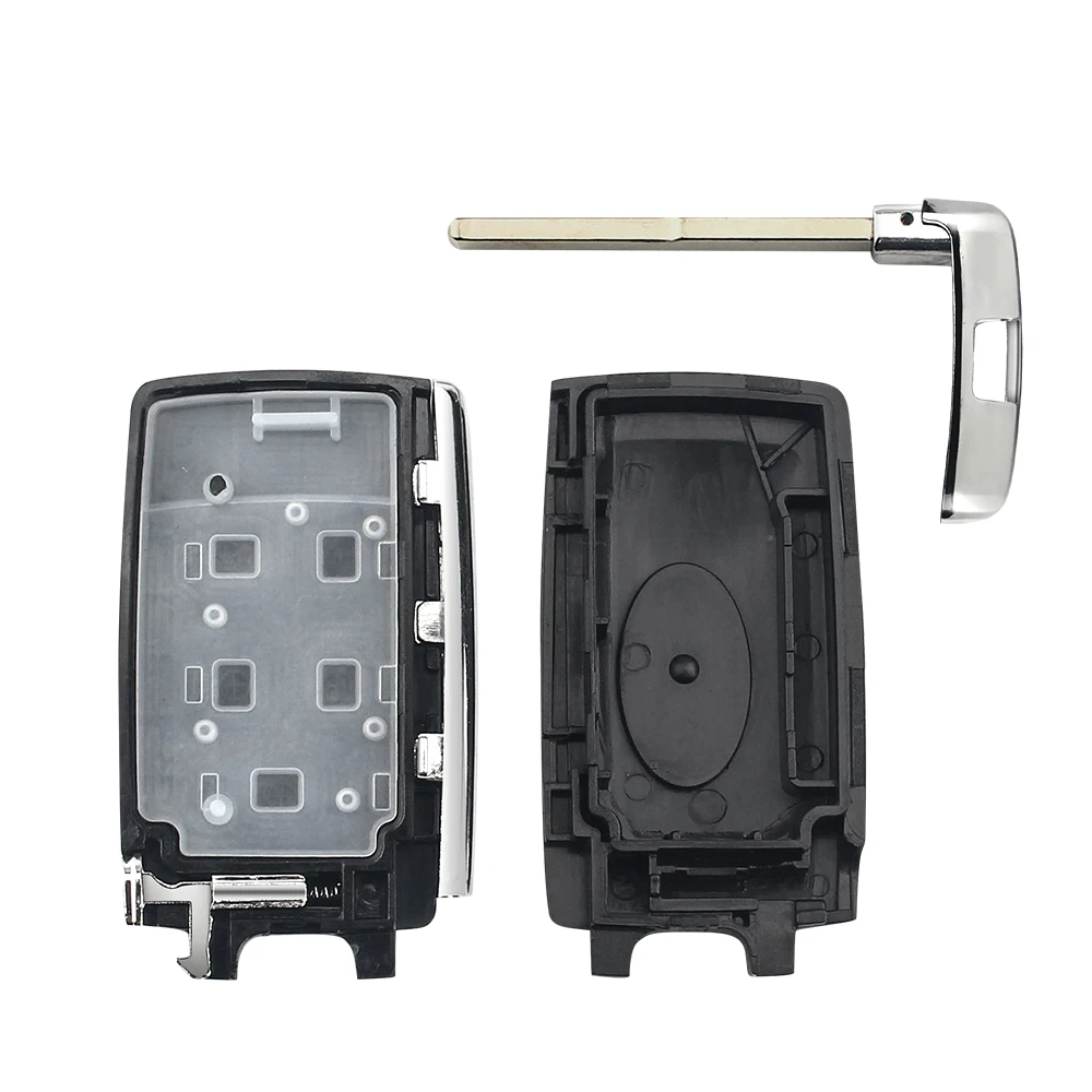 KEYYOU aggiornato 5 pulsanti portachiavi con telecomando per auto portachiavi per Land Rover Range Rover LR2 LR4 fit Jaguar f-pace f-type XE XF XJ -