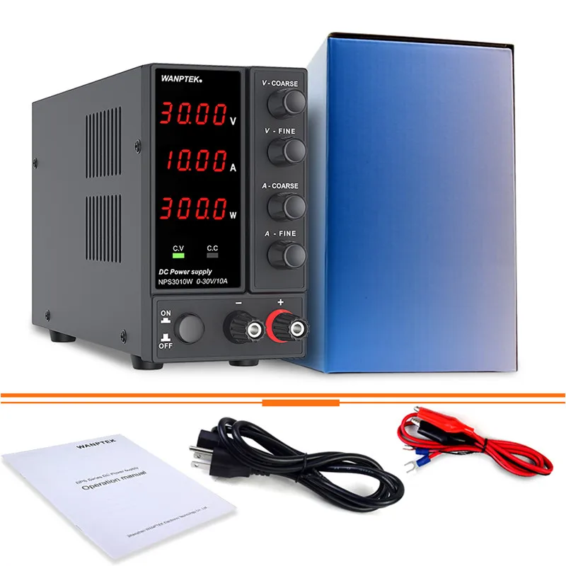 Wanptek Adjustable DC Laboratory 30V 10A Lab Power Supply Adjustable 60V 5A Voltage Regulator Stabilizer Switching Power Supply-5