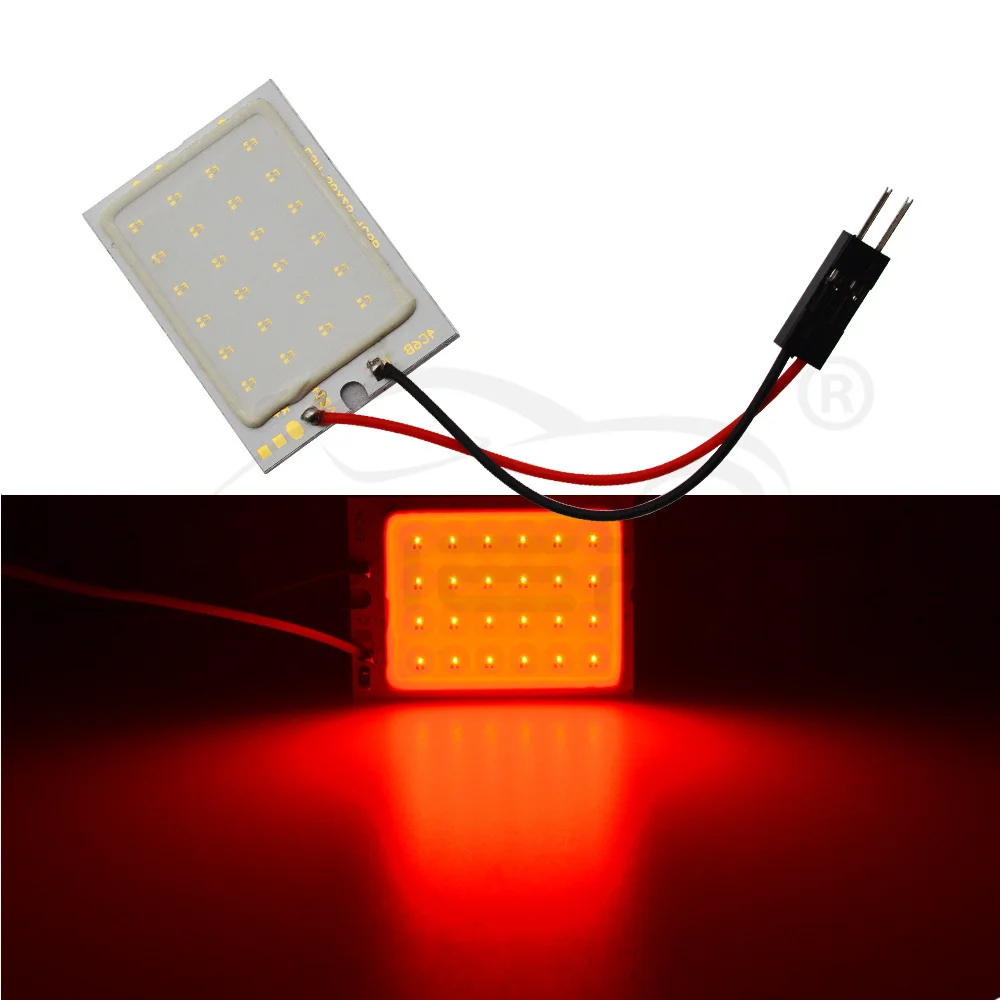 Hviero White Red Blue T10 Cob 24 SMD 36 SMD Car Led Vehicle Panel Lamps Auto Interior Reading Lamp Bulb Light Dome Festoon BA9S DC 12v