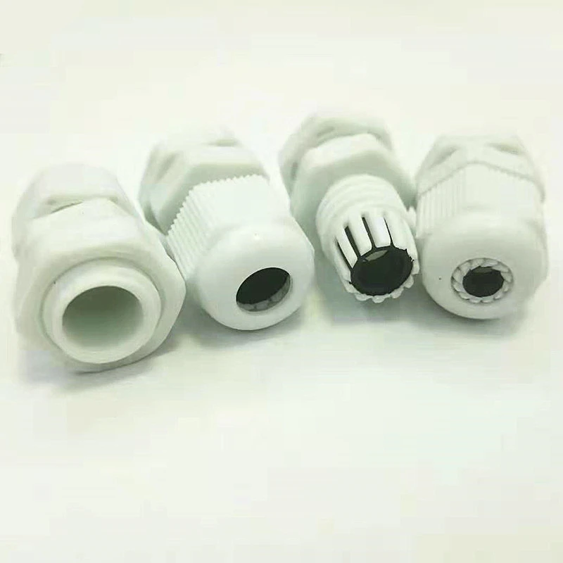 10 шт. IP68 PG7 для 3-6,5 мм PG9 PG11 PG13.5 PG16 PG19 провода кабель CE белый черный Водонепроницаемый Нейлон Пластик кабельный ввод Разъем
