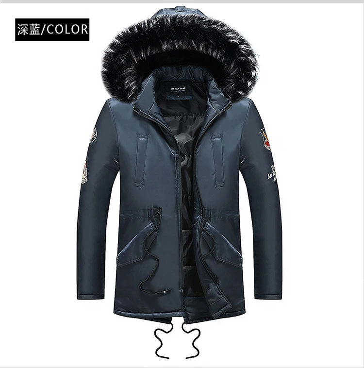 AliExpress, западный стиль, крутая модная одежда средней длины на Хлопчатобумажной Подкладке, молодежная деловая Элитная пуховая куртка с хлопковой подкладкой