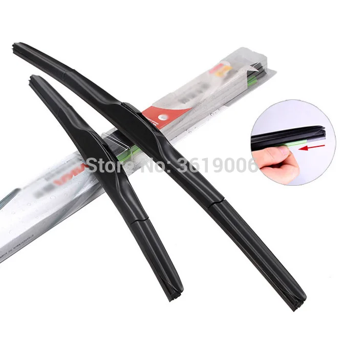 2 шт передние мягкие резиновые щетки стеклоочистителя ветрового стекла для KIA K2 2011