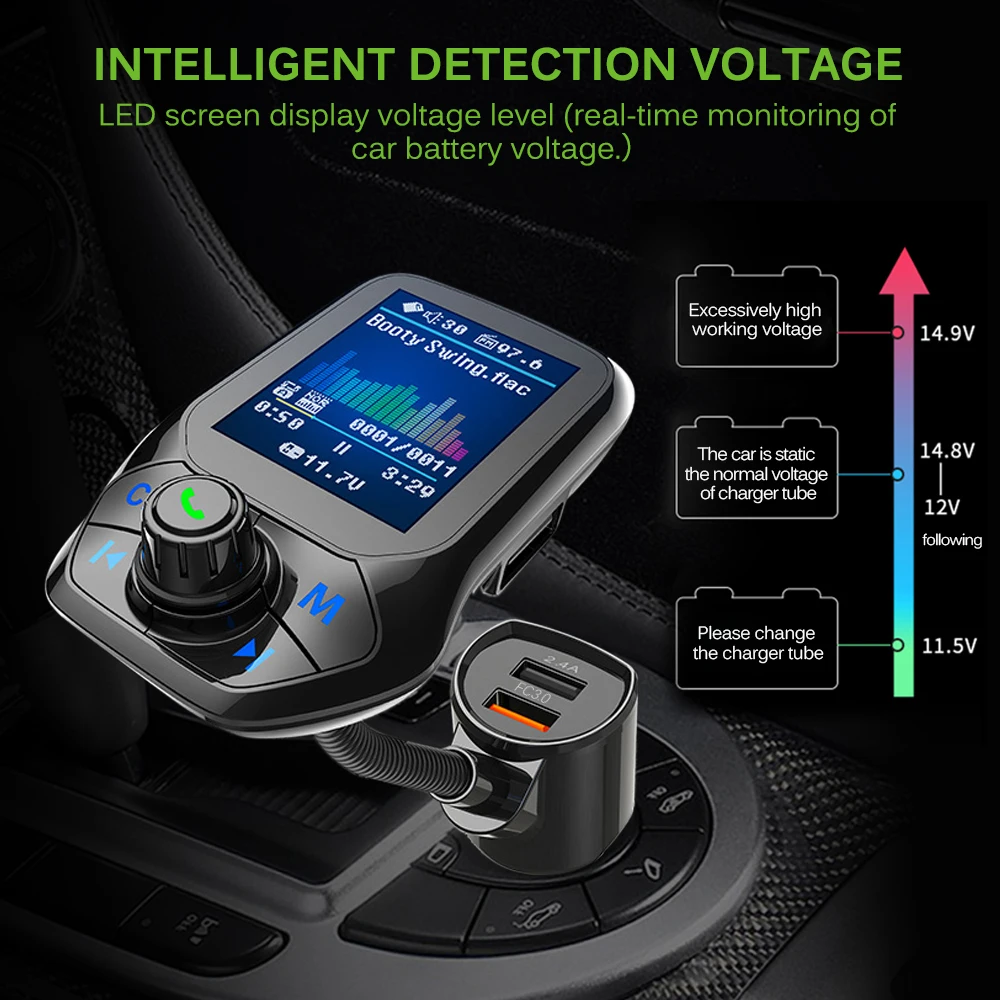 car fm transmitter bluetooth