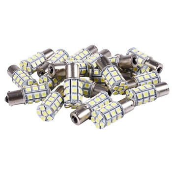 

20X White 27 SMD LED 1156 1141 1003 RV Camper Trailer Interior Light Bulbs