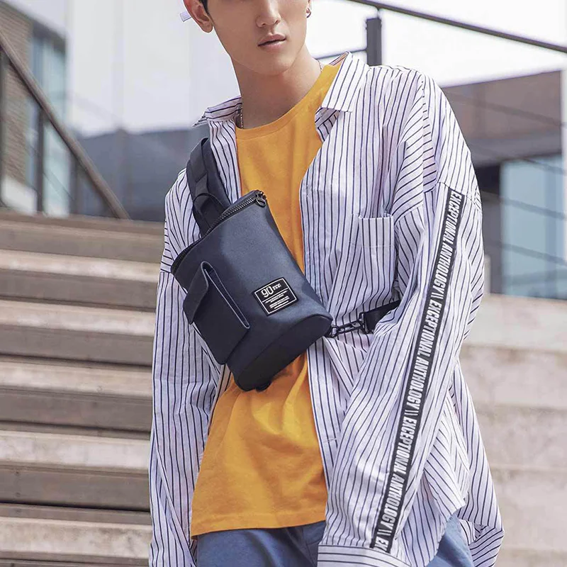 90 забавная шикарная Повседневная нагрудная сумка модная мужская женская Мини