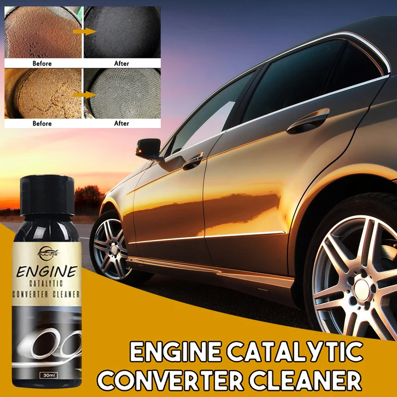 

30ml Auto Maintenance Engine Catalytic Converter Cleaner Remove Carbon Deposit Anti-Wear Car Cleaning Rust Remover Accessories