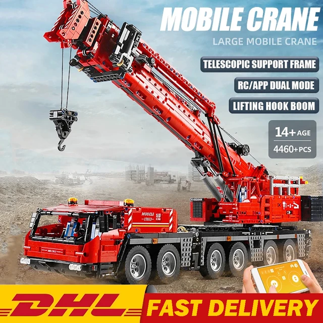 Mould king 17013 - GMK Grove Mobile Crane - Review 