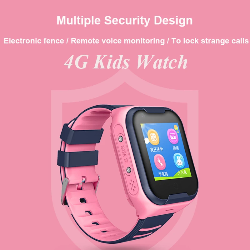 4G Смарт часы Дети Водонепроницаемый IPX7 Smartwatch малыш Wifi gps видео вызов монитор трекер часы студентов наручные часы Дети