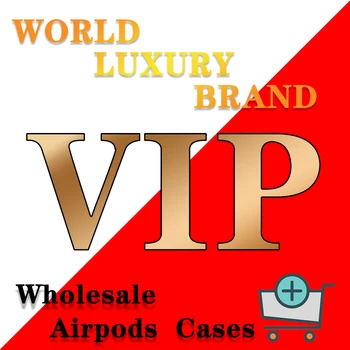 

Luxury Brand box Wireless Headset case for Apple Airpods 1 2 Earphone Hard Cover For Airpods Protective Cases A010