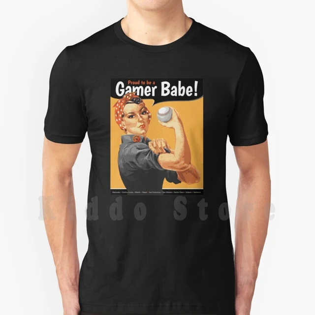 sf giants gamer babe t shirt