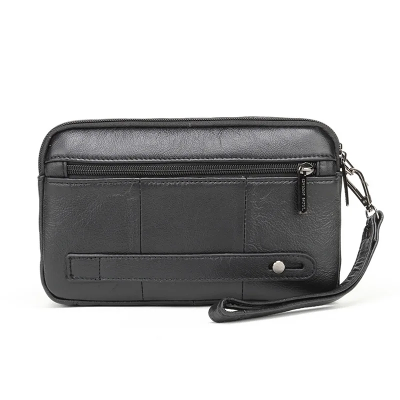 

Retractable Wrist Strap And Unloading Type Hand Strap Dual Purpose Briefcase Fashion Hidden Magnetic Snap Flap Bag Leather Bag