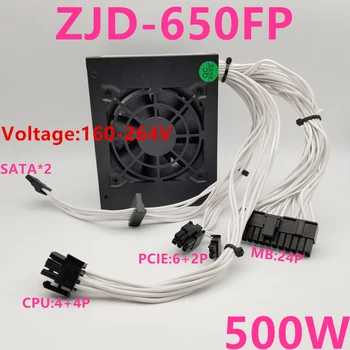 

New PSU For Zhijidian Mini ITX SFX A50 A60 500W Power Supply ZJD-650FP