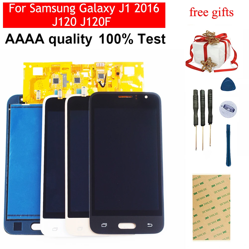 ЖК-дисплей 4 3 &quotJ120 с сенсорным экраном и дигитайзером в сборе для Samsung Galaxy J1 2016