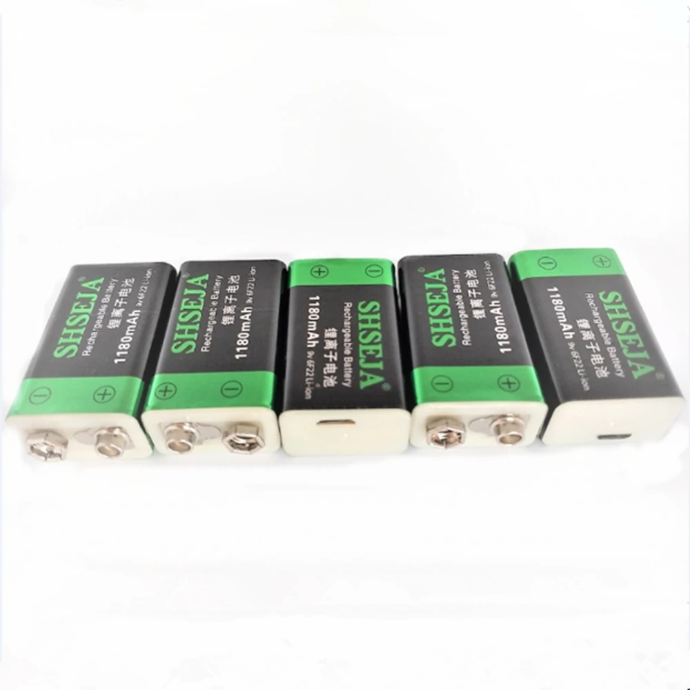 9V 1180mAh литий ионный аккумулятор USB аккумуляторная батарея детектор игрушек линия