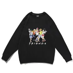 Sudadera con estampado de My Hero Academia Friends para hombre y mujer, jersey con estampado de dibujos animados, jerséis holgados informales, Unisex