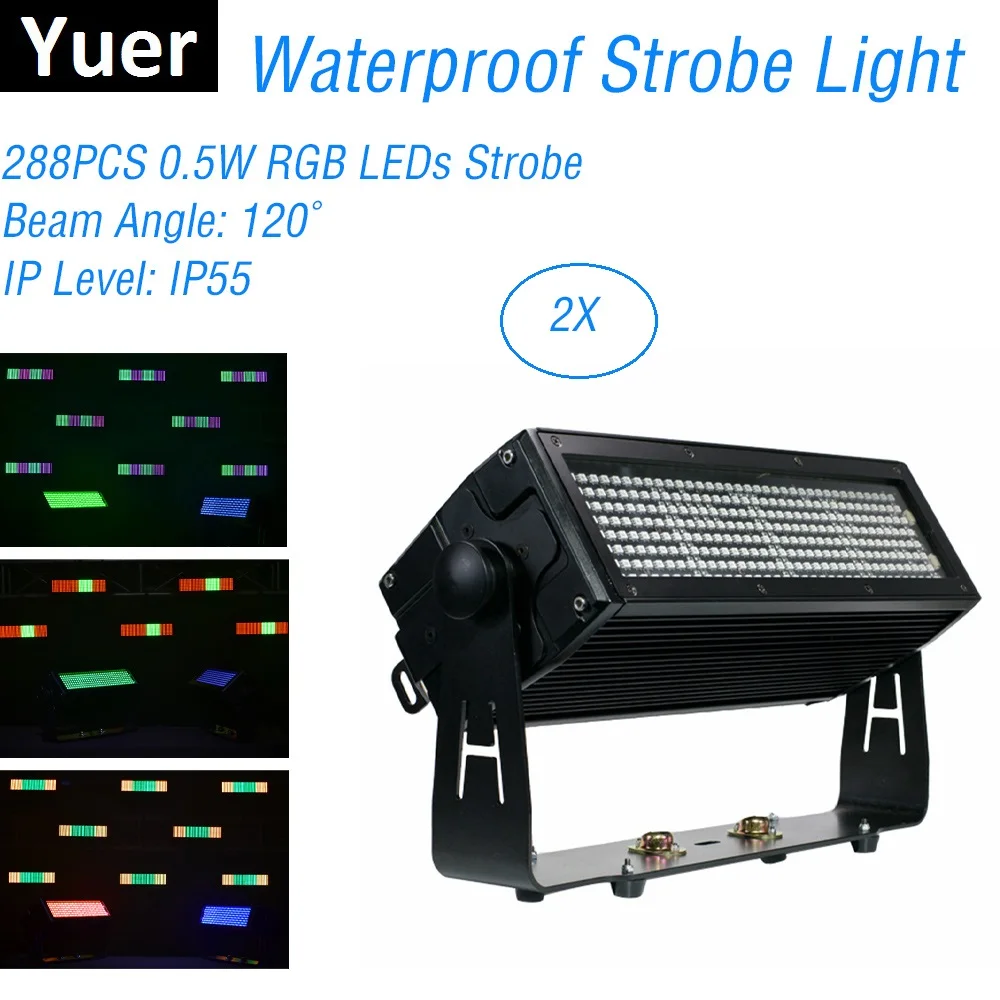 Waterproof 288 Leds Rgb Led Wall Wash Light Dmx 512 Control Dj 105w Led