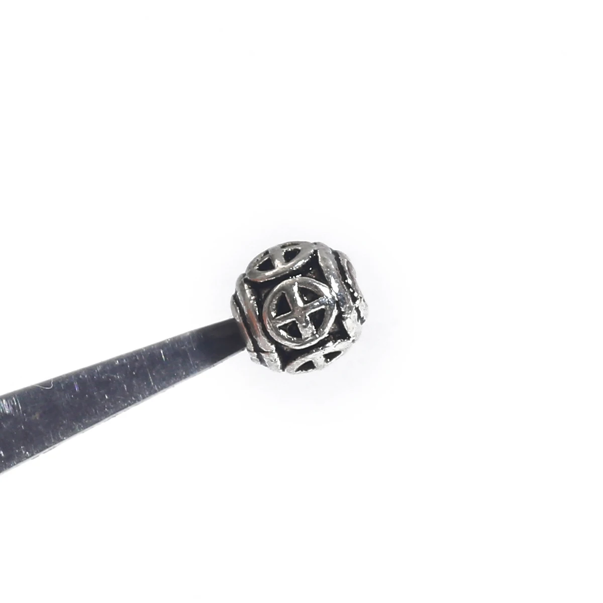 20pcs 6mm Tibetan Silver Plated Metal Spacer Beads for Jewelry Making