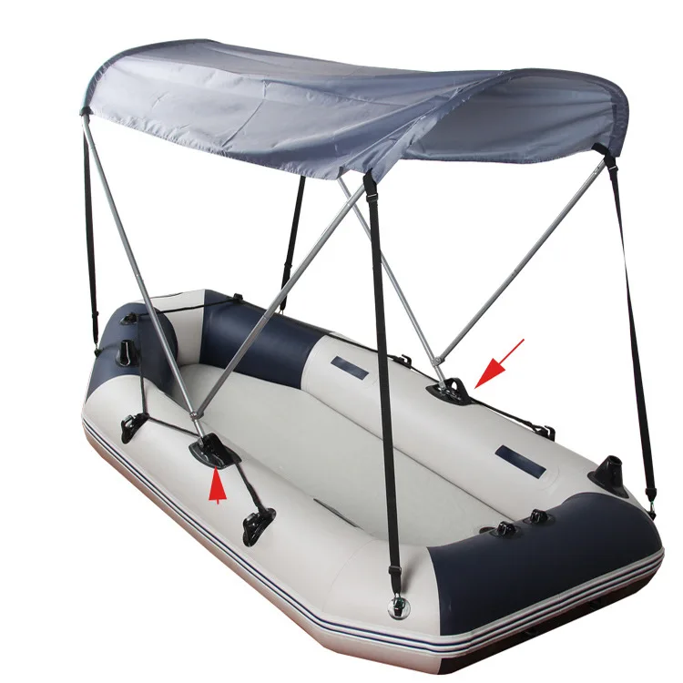 Inflatable Boat Dinghy Boat Paddle Paddle Paddle Paddle Fixed Awning