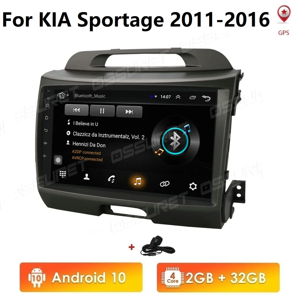 For KIA Sportage 2010 2011 2012 2013 2014 2015 2016 Car Android Radio Multimedia Player 2 Din Auto Radio Video GPS Navi WiFi