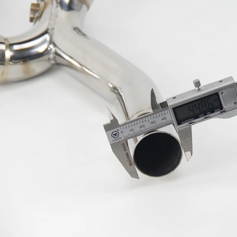 GSXR1000 K9 2009 2010 Slip-on Motorcycle exhaust muffler middle link pipe Y pipe for Suzuki GSXR1000 k9 2009 2010
