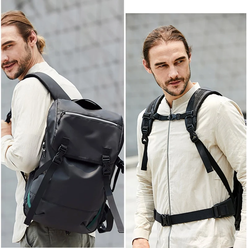 Новый деловой рюкзак многофункциональная большая емкость для ноутбука Водонепроницаемая дорожная сумка Открытый рюкзак мужская сумка